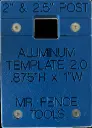 Aluminum Template 2.1™