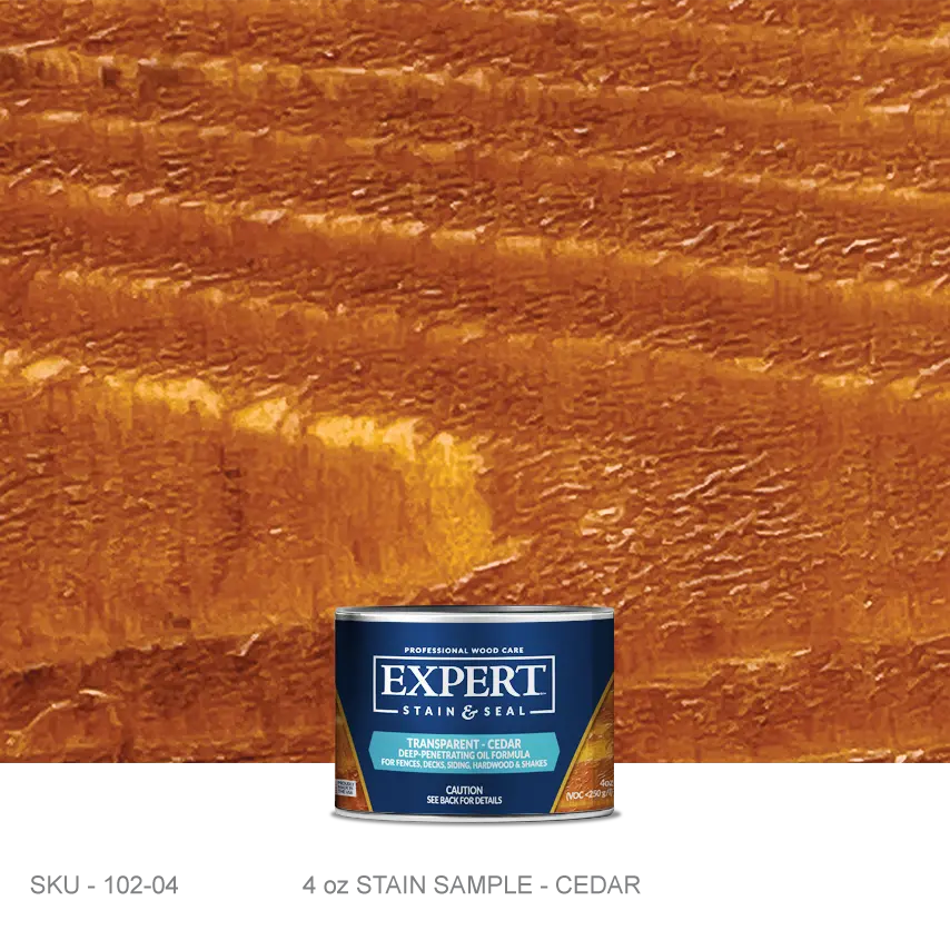 EXPERT Stain & Seal | Sample Fence & Deck Stain 4oz 3 Pack