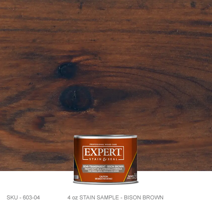 EXPERT Stain & Seal | Sample Log & Timber Oil Pack 4oz Whole Set