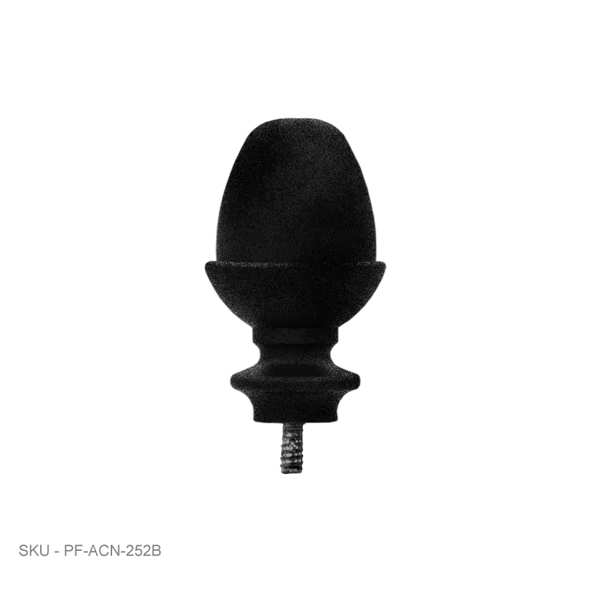 Fence Armor Post Caps Accent Finials - Acorn - Flag