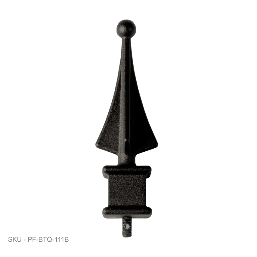 Fence Armor Post Caps Accent Finials - Ball Top Quad