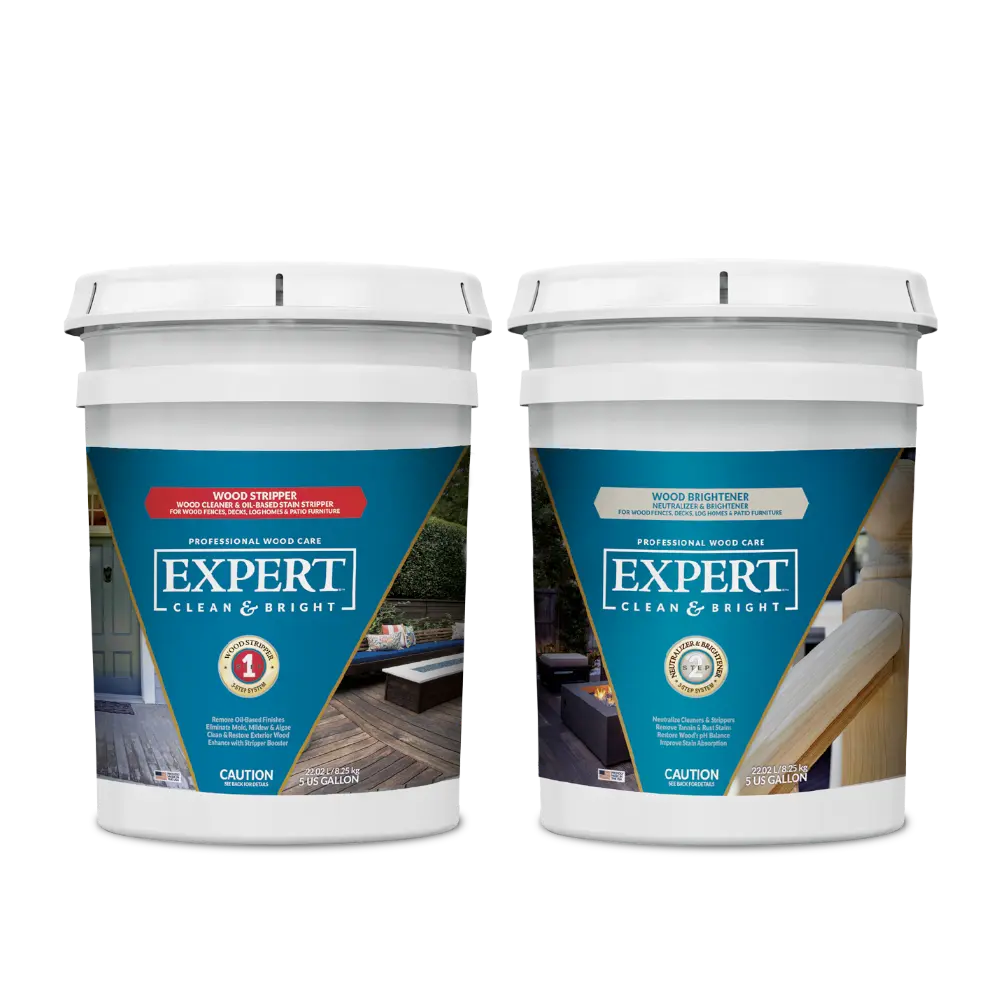 EXPERT Clean & Bright | Wood Stripper + Neutralizer & Brightener