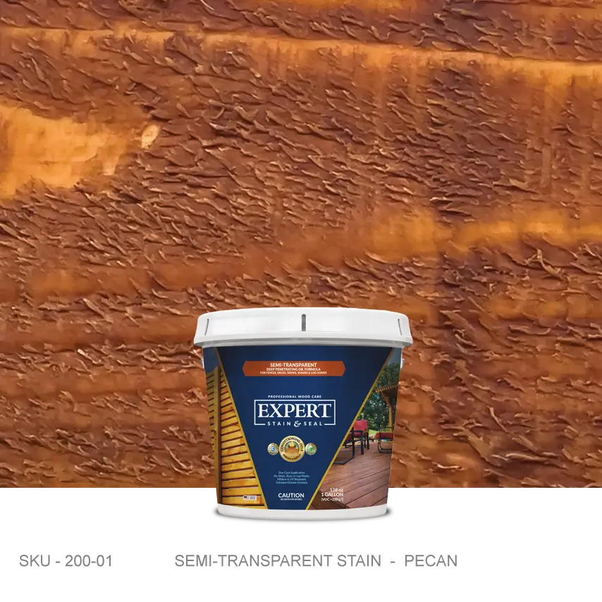 EXPERT Stain & Seal | Semi-Transparent Wood Stain & Sealer