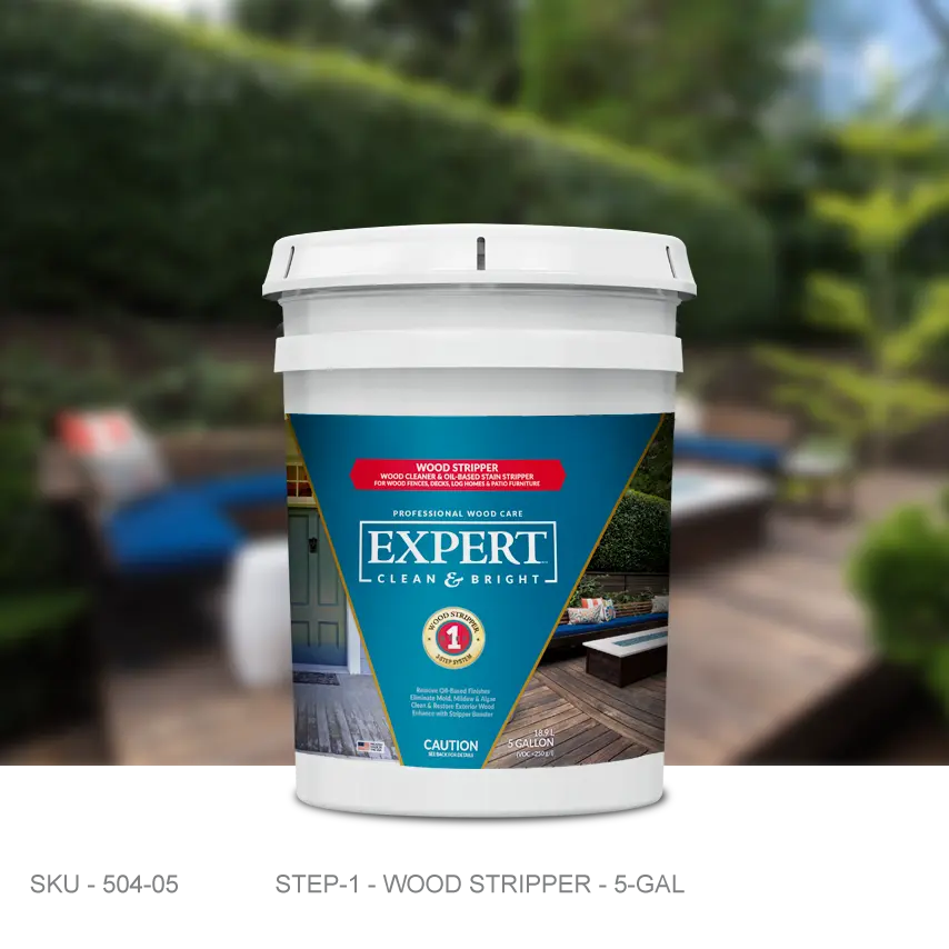 EXPERT Clean & Bright | Wood Stripper: Deck Stain Remover