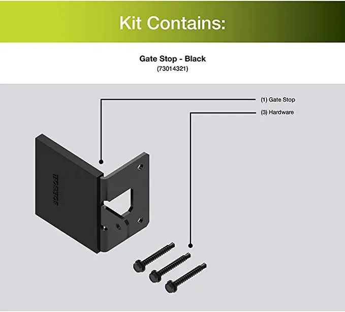 Aluminum Gate Stop