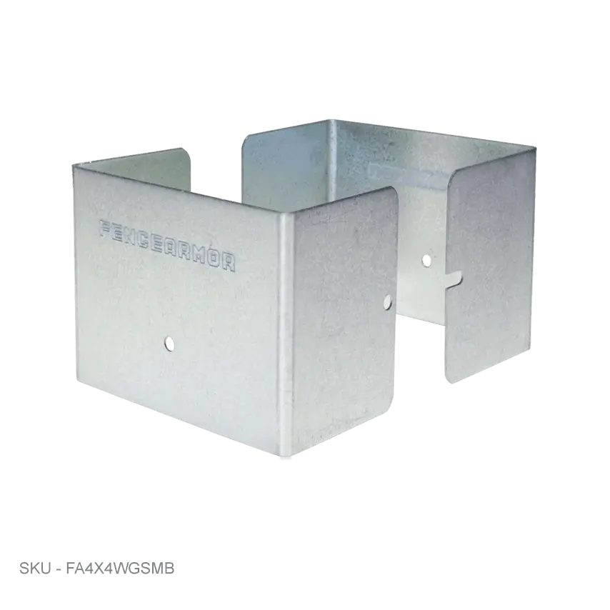 Fence Armor Full Protection Post Protectors & Mailbox Post Protectors - 3" Tall