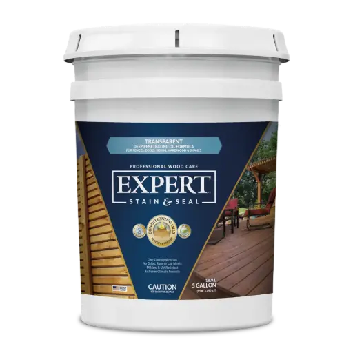EXPERT Stain & Seal | Clear Fence, Deck, and Wood Stain & Sealer
